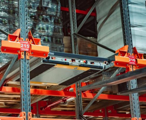 imagine Sistem de rafturi cu navetă radio